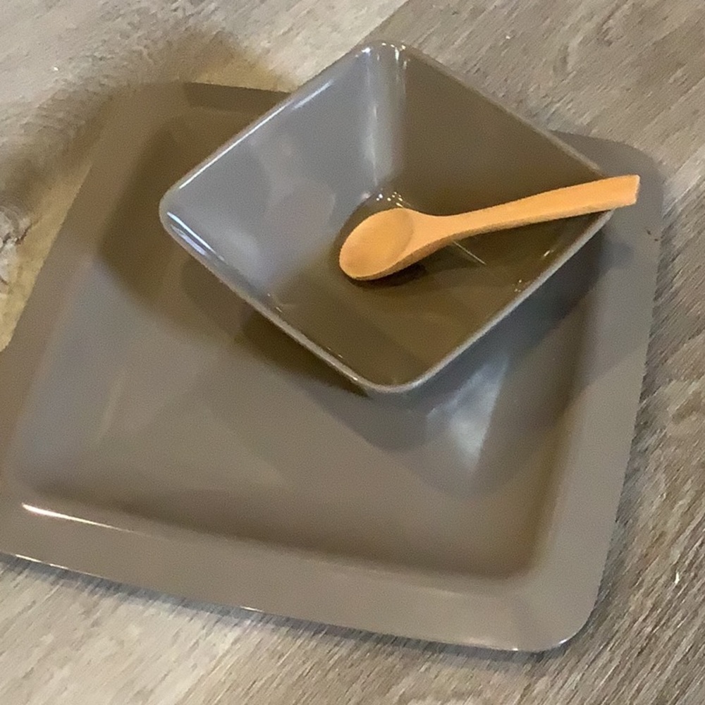 zak! designs dip bowl & plate